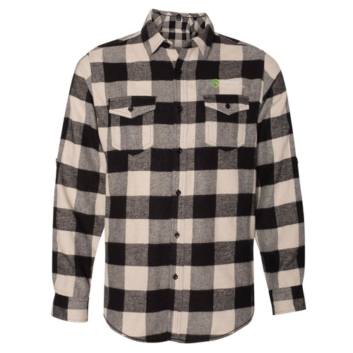 Burnside Yarn-Dyed Long Sleeve Flannel Shirt