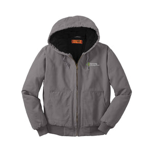 CornerStone Washed Duck Cloth Insulated Hooded Work Jacket