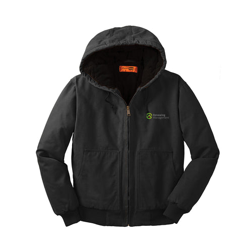 CornerStone Washed Duck Cloth Insulated Hooded Work Jacket