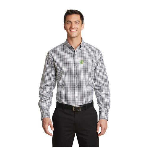 Port Authority Long Sleeve Gingham Easy Care Shirt